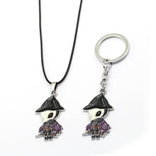 Fashion Game Jewelry Bloodborne Keychain Necklaces Crow Hunter Metal Key Holder Figure Charms Pendant Gift 2024 - buy cheap