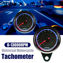 Tacómetro con retroiluminación LED para motocicleta, velocímetro para Scooter, 13000 RPM 2024 - compra barato