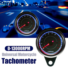 LED Backlight 13000 RPM Tachometer Scooter Tacho Gauge Motorcycle Speedometer 2024 - buy cheap