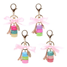 LEEPEE Key Holder Gold Metal Keyring Macaron Keychains Auto Accessories Lovely Car Key Rings Gifts for Girls Key Chain 2024 - buy cheap