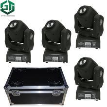 4pcs/lot Flight Case Packed High brightness 60W LED Spot Moving Head Light 60W LED gobo dj disco lighting 60W Patterns Lights 2024 - buy cheap