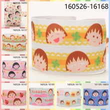 10yards -different sizes -Japanese cartoon ribbon printed Grosgrain Sakura momoko girl ribbon 2024 - buy cheap