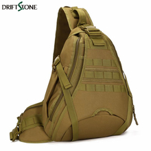 Tactical Molle Waterproof Backpack 14 inches Laptop Camping Hiking Fishing Travel Shoulder Bags Chest Pack 2024 - buy cheap