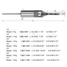 Taladro para agujeros cuadrado de 1/4 a 1/2 pulgadas, brocas de acero, herramientas de perforación para carpintería, 6,0mm, 6,4mm, 8,0mm, 9,5mm, 10mm, 12,5mm, 12,7mm 2024 - compra barato