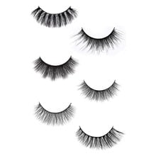 5pairs mink eyelashes natural long 3d mink lashes hand made false lashes plastic cotton stalk makeup false eyelash 2024 - buy cheap