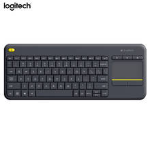 Беспроводная сенсорная клавиатура Logitech K400 Plus со встроенной сенсорной панелью для подключенных к Интернету телевизоров 2024 - купить недорого