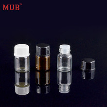 MUB - Wholesale 2ml (300pieces/lot) Empty Glass Bottles For Essential Oils Small Sample Vials Mini Portable Travel Set Bottle 2024 - buy cheap