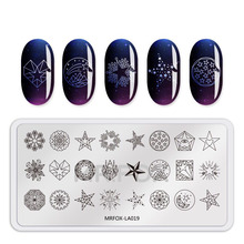 DIY Mix Design Nail Art Stamping Plates Love Star DIY Nails Image Stamp Plates Manicure Template Nail Painting Tools 2024 - buy cheap
