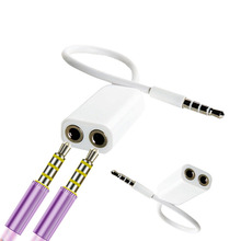 Аудиокабель для наушников Eighfitech 3,5 мм, разделитель для наушников, адаптер для мобильного телефона MP3 2024 - купить недорого