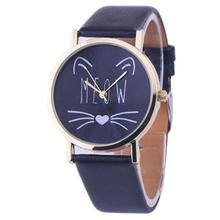 2015 relógio, moda feminina design atraente dial pulseira de couro analógico genebra quartzo pulso estudantes meninas senhoras relógio feminino 2024 - compre barato