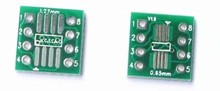 Бесплатная доставка, 100 шт./лот, SO8 MSOP8 SOIC8 TSSOP8 SOP8, Поворотный адаптер DIP8 IC, плата адаптера для розетки, Стандарт PCB, без контактного разъема 2024 - купить недорого