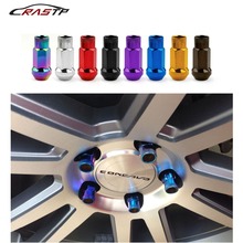 RASTP-20Pcs Steel Muteki Sr48 Acorn Rim Extended Open End Wheel Racing Lug Nuts With One Key M12X1.5 RS-LN031 2024 - buy cheap