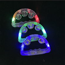 Colorful LED Flashing Baby Rattle Hand led Light Up LED Tambourine Luminous Toys rave Bar KTV Party Prop wedding party decora 2024 - buy cheap