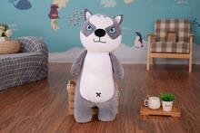 creative toy cartoon husky dog large 60cm plush toy down cotton soft doll throw pillow Christmas gift s2742 2024 - buy cheap