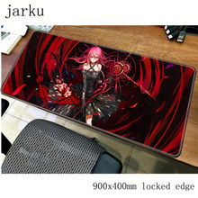 High school dxd almofada mouse computador gamer mause almofada 900x400x2mm padmouse borda bloqueada mousepad ergonômico gadget esteiras de mesa de escritório 2024 - compre barato