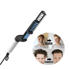 Hair Straightener For Men Multifunctional Comb Curling Electric Brush Beard Comb 2024 - buy cheap