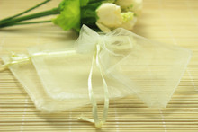 50pcs/lot Ivory Drawable big Large Organza Bags 35x50cm, Favor Wedding christmas Gift Packing Bags,Packaging Jewelry Pouches 2024 - buy cheap