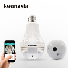 1.3MP 360 Degree WiFi Bulb Light Camera Panoramic Wi-Fi Lamp IP Camera Fisheye Home Security Camara CCTV Surveillance P2P Cam 2024 - buy cheap