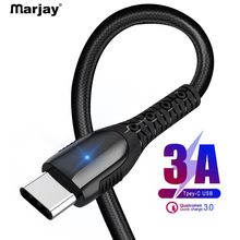 Marjay 3A USB Type C Cable For USB C Mobile Phone Cable Fast Charging Type C Cable for USB Type-C Devices For Samsung S8 Xiaomi 2024 - buy cheap