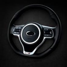 ABS Car Steering Wheel Circle Trim Cover Sticker Interior Mouldings For Kia Sportage 4 QL 2016 2017 2018 2019 2020 Accessories 2024 - buy cheap