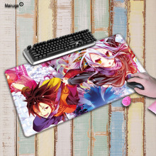 Mairuige NO Game NO Life Speed Large Big Gaming Locking Edge Mousepad Keyboards Mat Computer Tablet  Mouse Pad Office & Game 2024 - buy cheap