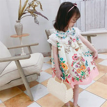 Summer Kids Dresses For Girls Flowers Birthday Party Princess Dress 2019 Fashion Girl Dress Kids Clothes Children Clothing 2024 - compre barato