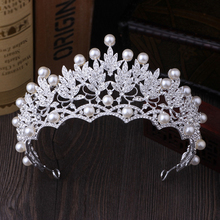 Handmade Princess Crystal Tiaras and Crowns for Queen Rhinestone Tiaras Diadem Wedding Bridal Hair Accessories 2024 - buy cheap