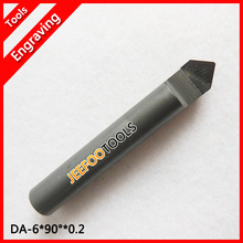 2Pcs 6*90Degree*0.2mm Diamond Cutter,CNC Router Bits,Stone Engraving Tools,Diamond Router Bits 3D Relief 2024 - buy cheap