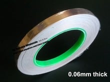 (0.06mm thick), 5mm*30M Single Adhesive, Double Sided Electric Conduction Copper Foil Tape 2024 - buy cheap