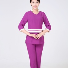 Buy Beauty Salon Uniform Beautician Clothes Thai Massage Spa Dress Scrubs  Medical Uniforms Women Beautician Uniforms Dresses AS049 in the online  store Shop5260178 Store at a price of 42.12 usd with delivery