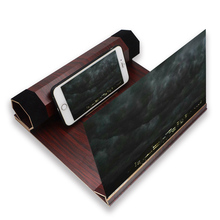 Stereoscopic  Amplifying Screen Amplifier 12 Inch Desktop Wood Bracket Mobile Phone Video Screen Magnifier Amplifier Holder 2024 - buy cheap