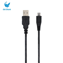 Old shark pvc qualidade da linha de cabo micro usb do telefone móvel Cabo de carregamento 100 CM USB2.0 data sync Charger Cable para Android telefone 2024 - compre barato