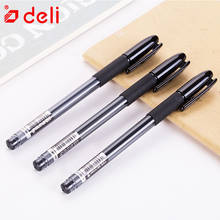 Deli 12pcs Gel Pen Student Test Writing Pens with Black ,Blue ,Red Refill Inside Gel Pen Stationery School & Office Supplies 2024 - buy cheap