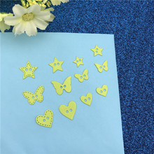 Metal Cutting Dies 4pcs Heart Button tencils for DIY Scrapbooking/photo album Decorative Embossing DIY Paper Cards 2024 - buy cheap