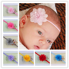 Citgeett 12pcs Cute Baby Girl Toddler Lace Flower Hair Band Headwear Kids Headband Accessories 2024 - buy cheap