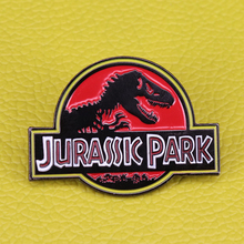 Jurassic Park Soft Enamel Pin dinosaur badge nashae Movie Birthday Girl T-Rex Jurassic World Gift 2024 - buy cheap