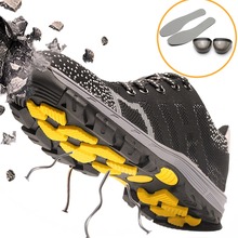 Мужская дышащая спортивная Рабочая обувь, противоскользящая, дезодорирующая, устойчивая к проколу, Женская безопасная удобная обувь #291783 2024 - купить недорого