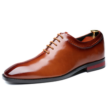 Mens Dress Shoes Derby Shoes New Business Men Leather Fashion Design Men's Wedding Footwear Big Size Top Quality 2024 - buy cheap