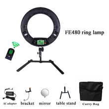 Yidoblo FE-480II LED Ring Lamp + table stand LCD Display Lamp RC Photographic Bio-color Adjustable Lighting Make-up Ring Lights 2024 - buy cheap