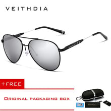 VEITHDIA Fashion Top Brand Unisex Designer Aluminum Men Sun Glasses Polarized Mirror Male Eyewear Sunglasses For Wommen/Men 6698 2024 - buy cheap