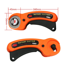 Patchwork Hob Roller knife 45mm Leather Cutter With Sheet Rubber Ring Cutting Blade Handle Roller 2024 - buy cheap