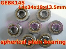 GEBK14S PB-14 radial spherical plain bearing with self-lubrication for 14mm shaft 2024 - buy cheap