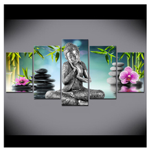 5pcs Full Square/Round 5D DIY Diamond Painting "Buddha orchid Bamboo Water Zen" Multi-picture Combination diamond Embroidery art 2024 - buy cheap