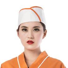 Sombrero de chef japonés para hombre y mujer, gorro de trabajo transpirable para camarero, restaurante, sushi, blanco, gasa para hornear comida 2024 - compra barato