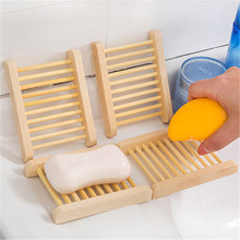 200pcs/lot Wholesale Wooden Soap Dishes Bathroom Soap Tray Soap Holder Soapbox 2024 - buy cheap