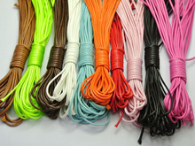 100 metros de Color mezclado coreano encerado cable hilo línea 1,5mm para joyería cadena 10 colores 2024 - compra barato