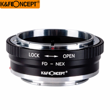 K&F CONCEPT FD-NEX II Camera Lens Adapter Ring For Canon FD Lens to for Sony NEX E-mount Camera Body NEX NEX3 NEX5 NEX5N NEX7 2024 - buy cheap