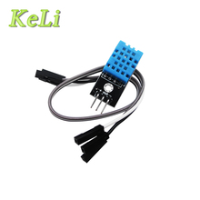 5PCS DHT11 Temperature and Relative Humidity Sensor Module With Cable 100% new original 2024 - buy cheap