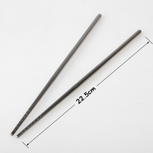 1 Pair Stainless Steel Chopsticks Non-slip Reusable Chopstick Home Kitchen Food Sticks Hot Sale 2024 - buy cheap