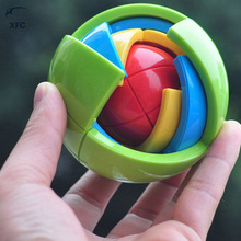 Новый XFC DIY 3D волшебный интеллект головоломка Лабиринт мяч головоломка игра образование для детей IQ тренировка логический пазл, детская игрушка 2024 - купить недорого